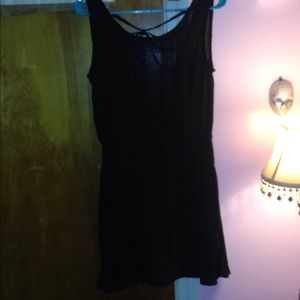 Black coverup dress